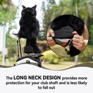 Craftsman Golf Emulation Black Cat with Beard, view 3 of 5