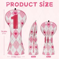Craftsman Golf Diamond-Patterned Heart, view 2 of 5
