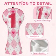 Craftsman Golf Diamond-Patterned Heart, view 5 of 5
