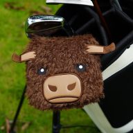 Craftsman Golf Highland Cow Square — Brown, view 3 of 5