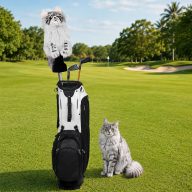 Craftsman Golf Realistic Maine Coon Cat, view 3 of 5