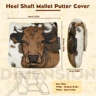 Craftsman Golf Cow Square — Brown, view 3 of 4