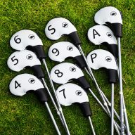 Craftsman Golf Colorblock Logo — Black/White, view 4 of 5