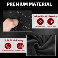 Craftsman Golf Pure Black Fabric, view 3 of 5