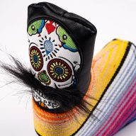 Pins and Aces Mustache Sugar Skull — Black, view 2 of 14