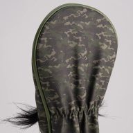 Pins and Aces Mustache Sugar Skull — Green Camo, view 9 of 12