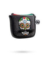 Pins and Aces Mustache Sugar Skull — Gray Camo, view 2 of 12