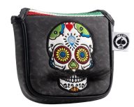 Pins and Aces Mustache Sugar Skull — Gray Camo, view 4 of 12