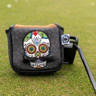Pins and Aces Mustache Sugar Skull — Gray Camo, view 11 of 12