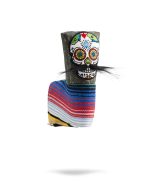 Pins and Aces Mustache Sugar Skull — Green Camo, view 14 of 19