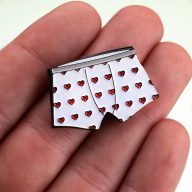 Pins and Aces Heart Boxers, view 3 of 4