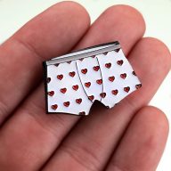 Pins and Aces Heart Boxers, view 4 of 4
