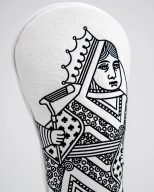 Pins and Aces Queen of Spades — White Out, view 2 of 11