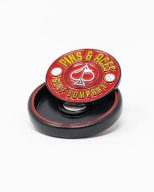 Pins and Aces Pop Out Medallion — Red, view 27 of 46