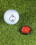 Pins and Aces Pop Out Medallion — Red, view 30 of 46