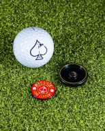 Pins and Aces Pop Out Medallion — Red, view 11 of 14