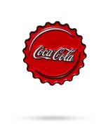 Pins and Aces Coca-Cola Bottle Cap, view 1 of 2