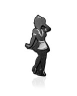 Pins and Aces Blazy Susan Silhoutte, view 1 of 3