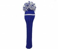 Sunfish Knit Wool Driver Golf Headcover — Teal and White, view 1 of 7