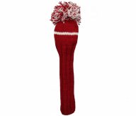 Sunfish Knit Wool Driver Golf Headcover — Teal and White, view 4 of 7