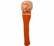 Sunfish Knit Wool Driver Golf Headcover — Teal and White, view 5 of 7