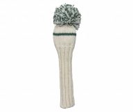 Sunfish Knit Wool Driver Golf Headcover — Teal and White, view 9 of 12