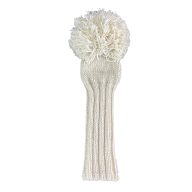 Sunfish Knit Wool Driver Golf Headcover — Teal and White, view 7 of 7