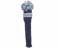 Sunfish Knit Wool Fairway Golf Headcover — Teal and White, view 2 of 9