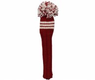 Sunfish Knit Wool Fairway Golf Headcover — Teal and White, view 5 of 9
