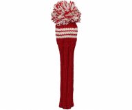 Sunfish Knit Wool Fairway Golf Headcover — Teal and White, view 6 of 9