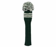 Sunfish Knit Wool Fairway Golf Headcover — Teal and White, view 8 of 14
