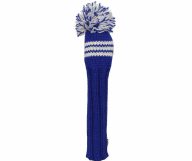 Sunfish Knit Wool Fairway Golf Headcover — Teal and White, view 9 of 14