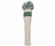 Sunfish Knit Wool Fairway Golf Headcover — Teal and White, view 10 of 14