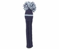 Sunfish Knit Wool Hybrid Golf Headcover — Teal and White, view 3 of 10