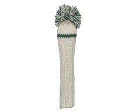 Sunfish Knit Wool Hybrid Golf Headcover — Teal and White, view 10 of 13