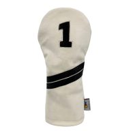 Sunfish Driver Golf Headcover – Leather — Navy and White, view 3 of 6