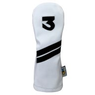 Sunfish DuraLeather Headcovers – Fairway — All White- White Out, view 1 of 12
