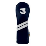 Sunfish DuraLeather Headcovers – Fairway — All White- White Out, view 6 of 12