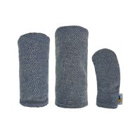 Sunfish Chevron Tweed Hand-Woven — Blue, view 3 of 6