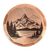 Sunfish Mountain Embossed Ball Marker — Guitar Pick, view 1 of 5