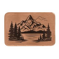 Sunfish Mountain Embossed Ball Marker — Guitar Pick, view 4 of 5