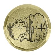 Sunfish Desert Scene Embossed Ball Marker — Guitar Pick, view 2 of 5