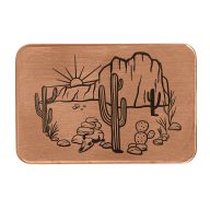 Sunfish Desert Scene Embossed Ball Marker — Guitar Pick, view 2 of 4