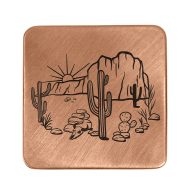 Sunfish Desert Scene Embossed Ball Marker — Guitar Pick, view 3 of 4