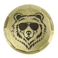 Sunfish Bear Embossed Ball Marker — Guitar Pick, view 2 of 5