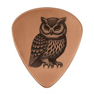 Sunfish Owl Embossed Ball Marker — Guitar Pick, view 2 of 4