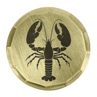 Sunfish Lobster Embossed Ball Marker — Guitar Pick, view 2 of 5