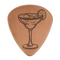 Sunfish Margarita Embossed Ball Marker — Guitar Pick, view 4 of 5