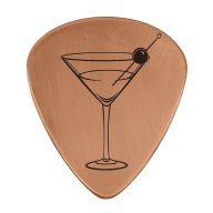 Sunfish Martini Embossed Ball Marker — Guitar Pick, view 3 of 5
