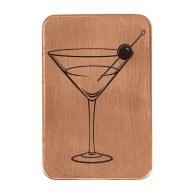 Sunfish Martini Embossed Ball Marker — Guitar Pick, view 5 of 5